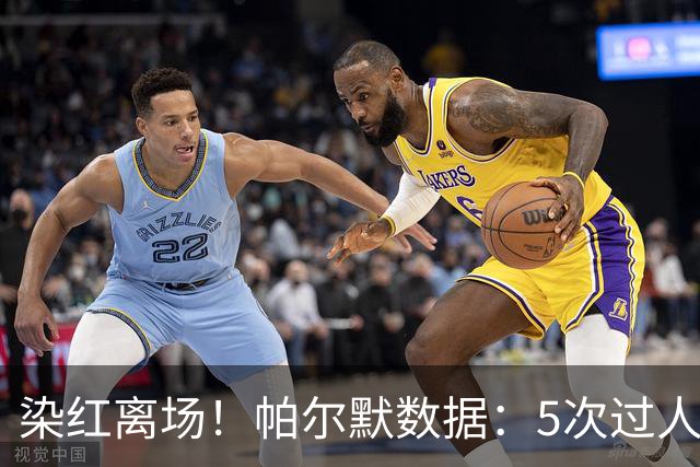 染红离场！帕尔默数据：5次过人1次成功，2次关键传球，获评6.2分